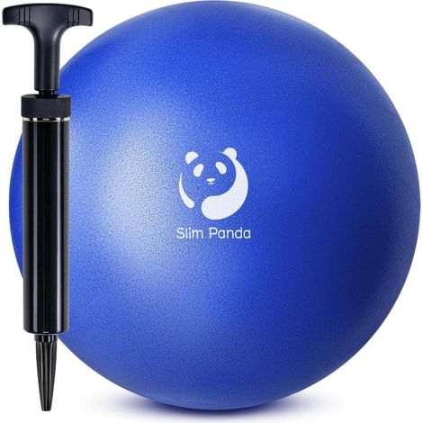 Gymnastikball klein 23-25cm Pilates Yoga Fitness Indigo Pumpe (1/5)