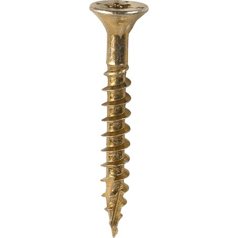 TIMCO C2 Clamp-Fix Multi-Purpose Premium Countersunk Gold Woodscrews - 5.0 x 40