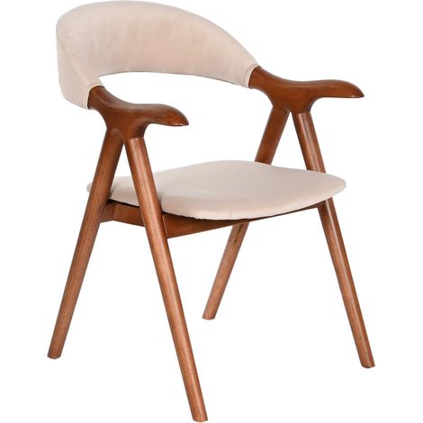 Beige Samt Nachtkissen mit Zeilen 45x10x45 Cmélegant für alle Familienhäuser Dekoration für alle Umgebungen (1/5)