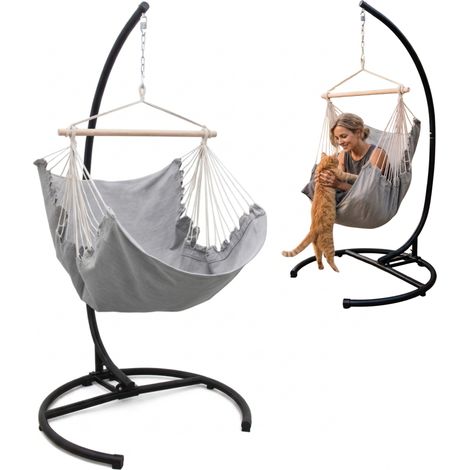 Silla Colgante de Jardin Exterior XL - 155x125 Sillon Colgante - Asiento Jardín (1/5)