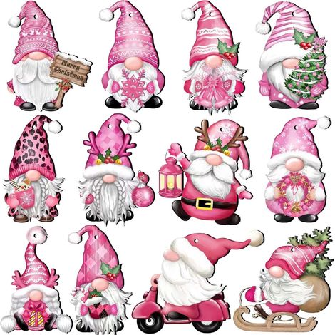 Gnome - Bois Naturel - Décoration Arbre De Noël - 24 Pièces - Pour Décoration Intérieure Et Activités Créatives (1/5)
