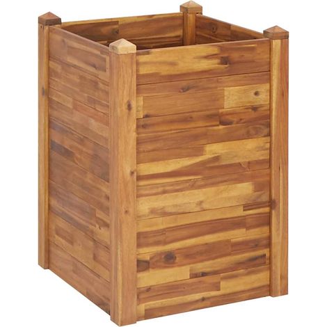 Maison Exclusive - Arriate de madera maciza de acacia 60x60x84 cm (1/5)
