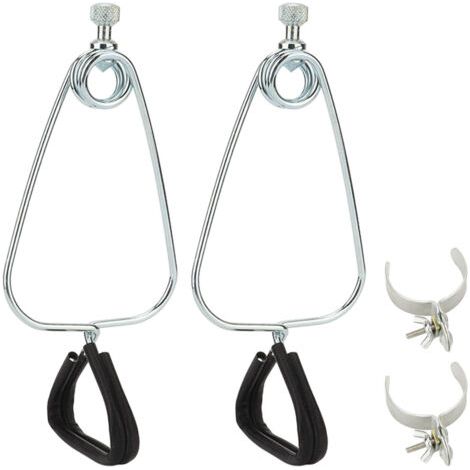 Lot de 2 supports de fixation en fer pour reptiles (tortues, lézards, etc.) avec abat-jour intégré. (1/5)