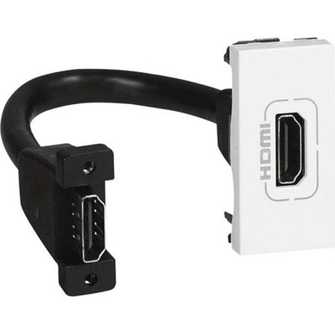 [NEUWERTIG] B-Ware Legrand HDMI Modul Buchse Mosaic Weiß 078778 Anschlusskomponente (1/2)