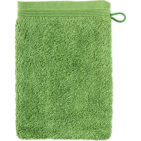 möve Guanto da lavaggio Superwuschel 15 x 20 cm in 100% cotone, peridoto (1/5)