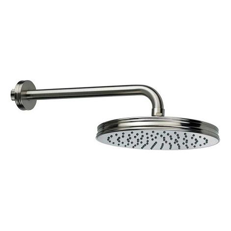 Pomme de tête 210mm et bras de fixation mural chromé Liberty Line - Bossini H27740G030