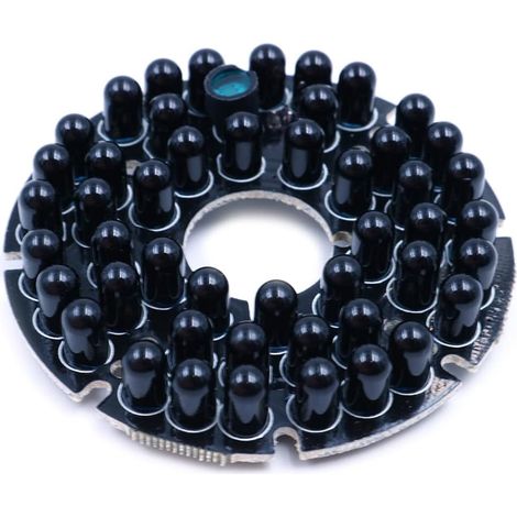 Panneau LED infrarouge 940 nm 48 pcs IR LED invisibles la nuit sans exposition pour illuminateur infrarouge CCTV accessoires (1/5)