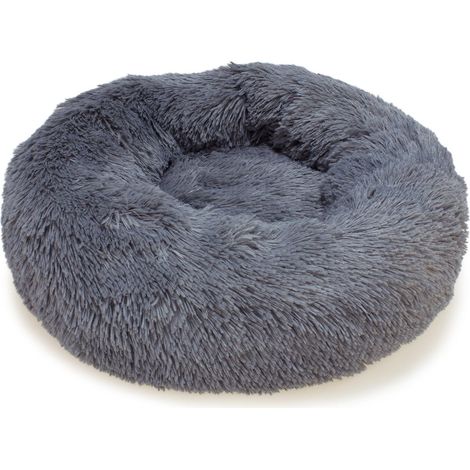 Cama redonda suave gris oscuro Arquivet (1/4)