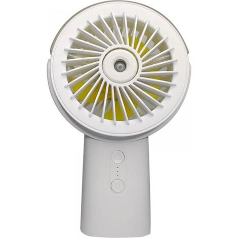Mini ventilatore portatile ricaricabile 2 in 1, 4000 mAh, silenzioso, con nebulizzazione a 3 velocità, design pieghevole a 90°, ventilatore spray per ufficio, esterni, viaggi - Offerta lampo