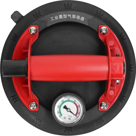 GARRYFIZH Ventouses Carrelage avec Manomètre,Ventouse Vitre Professionnelle avec Boîte à Outils Portable,Charge Maximale 100KG,Ventouses en Verre Pour Soulever de Vitre,Carrelage,Meubles (1/5)