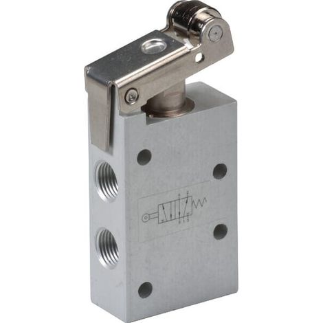 V谩lvula 3/2 de accionado por rodete 1/8" UNIVERSAL MERL52M18 (1/2)
