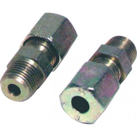 Raccord à bague droit M1/8'' x tube 5mm (X 2) - DIFF