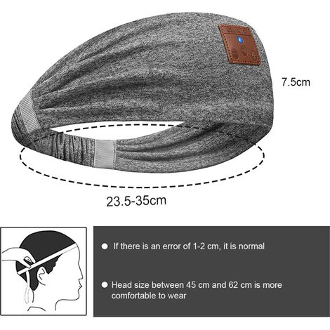 Casque de Sport Bluetooth pour Courir et Yoga, Écouteurs sans Fil Confortables pour Dormir sur le Côté - Qualité Audio HD (1/5)