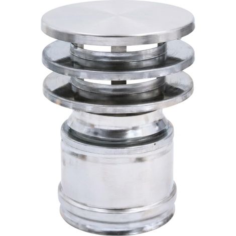 MAKA Terminale Zara Canna Fumaria Doppia Parete Inox Ø 100 mm (esterno 120) (1/5)