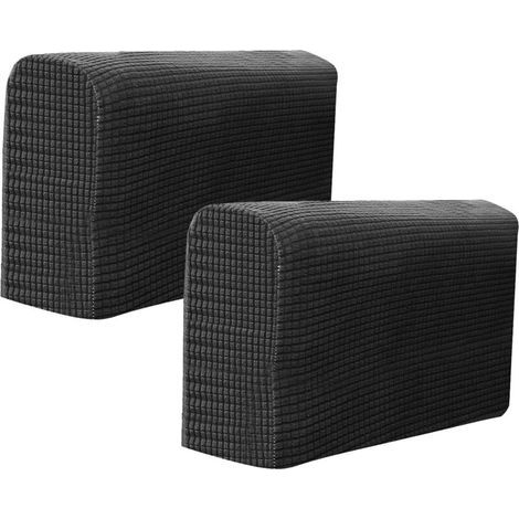 Housses d'accoudoirs de canapé réglables – Polyester extensible – Protection contre l'usure et les taches – Lavable en machine (1/5)