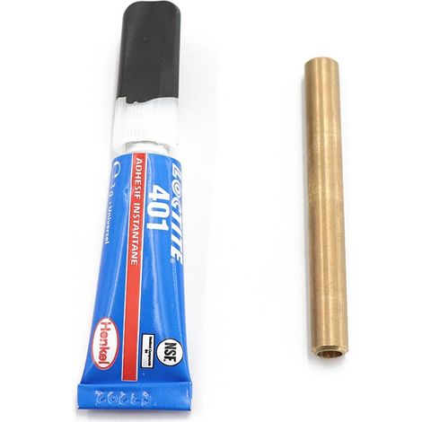 Kit de réparation diam. 4,5 mm : 1 tube de colle et 1 raccord