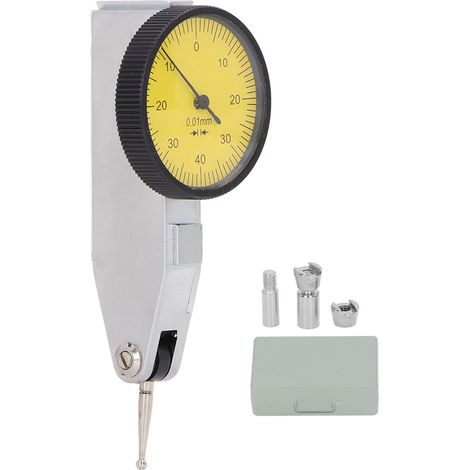 Indicateur à cadran mécanique de haute précision, type aiguille, pour la mesure d'instruments.