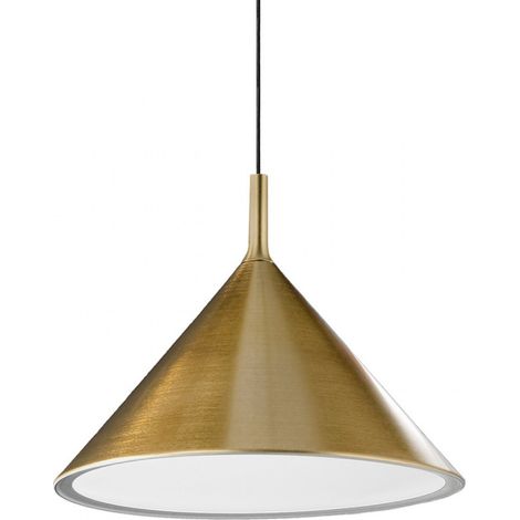 Lampe À Suspension Barbie S/P En Laiton, Connexion E27, Max 60W, Structure En Aluminium Pour Intérieur - Gea Luce (1/5)
