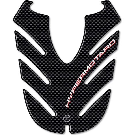 PARASERBATOIO ADESIVI 3D CARBONIO compatibile per MOTO DUCATI HYPERMOTARD (1/2)