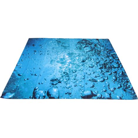 Dicker, wasserdichter Duschvorhang mit Haken, Badezimmerdekoration, 150 x 180 cm (1/5)