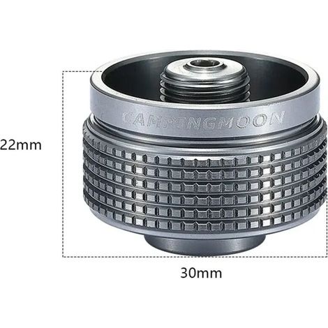Adaptateur de bouteille de gaz en alliage d'aluminium pour réchaud de camping extérieur, connecteur pour brûleur à gaz, adaptateur pour réchauds de cuisine portables