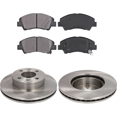 KIT FRENI ANTERIORI compatibile con HYUNDAI i10 (BA,IA) - DISCHI + PASTIGLIE OEM: FDB4920 / 17643 , 17725 /SOSTITUZIONE DIRETTA/BASSA POLVERE/SILENZIOSO (1/5)