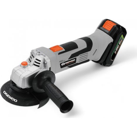 Daewoo – Meuleuse sans fil 125 mm 18V avec batterie 2.0Ah – Vitesse 8000 tr/min – Coupe précise pour métal et béton – DALAG181251 (1/4)