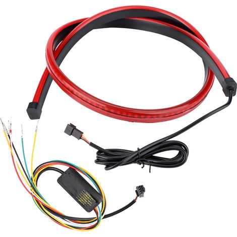 Feu stop LED 90cm, voyant de freinage arrière à montage haut pour voiture, bandeau lumineux d'avertissement (1/5)