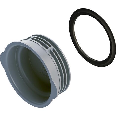 Helios FRS-VDS 75 FlexPipe Verschlussdeckel rund 75 für Stutzen, 1 Deckel und 1 Dichtring (1/3)