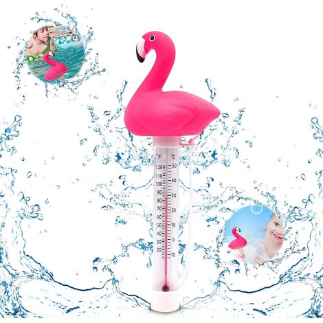 Thermomètre flottant pour piscine, thermomètre flottant pour piscine avec corde, thermomètre pour spa de piscine, thermomètre sans fil pour piscine a (1/5)