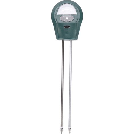 Testeur de sol 3 en 1, appareil de mesure précis pour le jardin, la pelouse, les plantes en pot d'intérieur et d'extérieur, mesure le pH, l'intensité lumineuse et le niveau d'humidité, sans pile. (1/5)