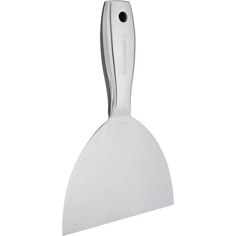 Couteau à mastic en acier inoxydable, 15.24 cm, avec lame flexible et extrémité marteau (1/5)