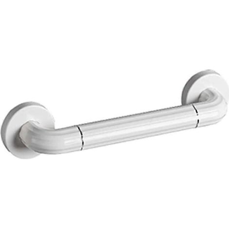 Haltegriff fürs Badezimmer mit rutschfester Beschichtung, 583 mm, weiß, Wandmontage, Dusch-Sicherheitsgriff für ältere Menschen (1/5)