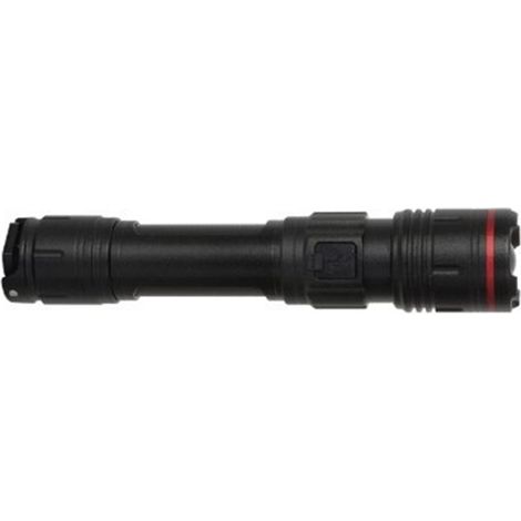 Linterna Led Profesional Recargable con USB, Zoom e Intensidad Regulable 1800lm