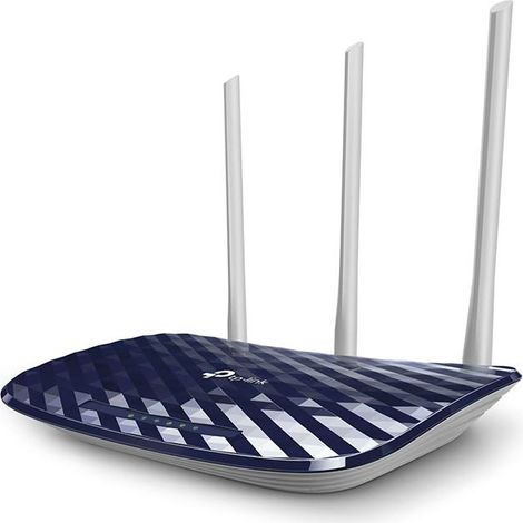 Archer C20 AC750 V4.0 Router Wireless Dual-Band 2.4GHz/5GHz Fast Ethernet Blu Marino (1/5)