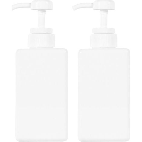 2 Stück Plastik-Lotionflaschen