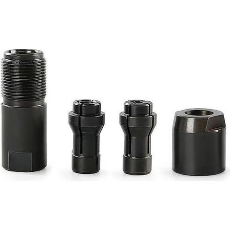 Winkeladapter-Set für Winkelschleifer mit 3-mm- und 6-mm-Spannzangen für effiziente Schleifarbeiten, 5/8-11-Gewinde (1/5)