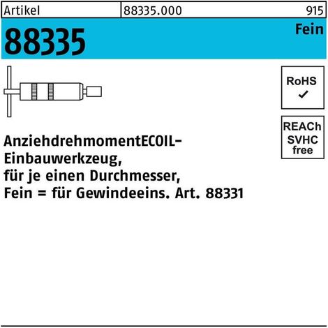 Einbauwerkzeug R 88335 M20x 1,5 Stahl 1 Stück AMECOIL