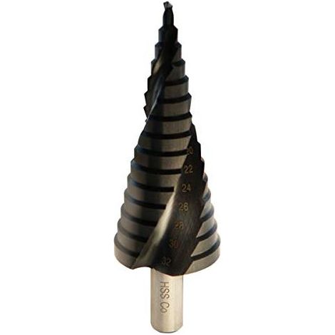 M35 Kobalt-Stufenbohrer für Edelstahl und Metall (4-32 mm/15 Stufen) (1/5)
