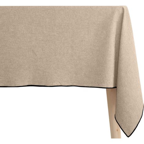 Nappe coton HONO finition point bourdon Rectangulaire 160x200 cm (1/5)