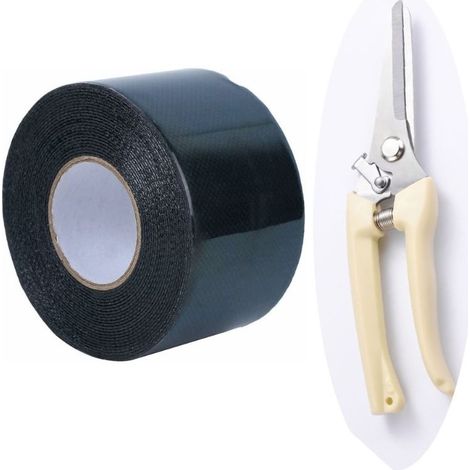 Artificial Grass Tape 50mmX5m Black, Self Adhesive Tape for Artificial Grass Joints, Synthetic Grass Tape for Lawn Outdoor Carpet Bonding (1/5)