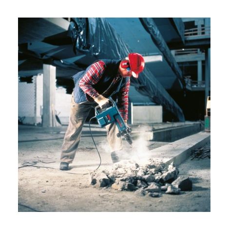 Bosch – Marteau-piqueur démolisseur 16 J SDS-max – Force de frappe 16 J – Poids 14.96 kg – Pour béton armé et chantiers humides