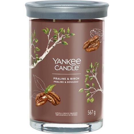 Yankee candle - praline birch signature tumbler candle pralinka a briza - vonna svicka 5670g (1/4)