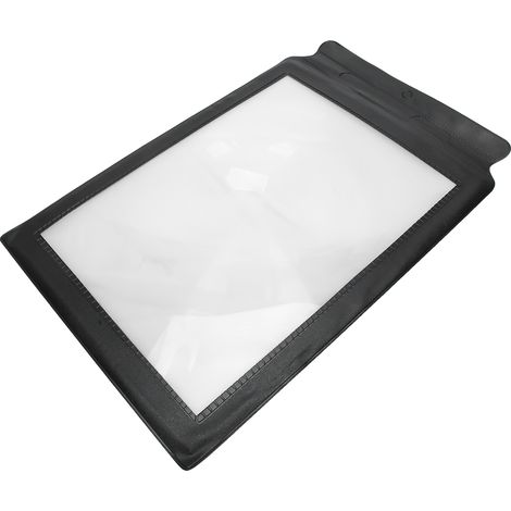 Loupe A4 pour la lecture de pages entières, grande loupe d'aide à la lecture pour livres, menus et journaux (1/5)