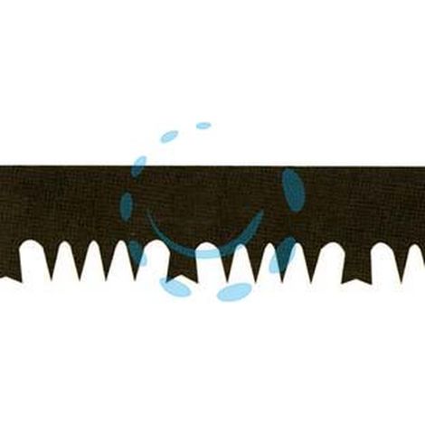 LAME IN ACCIAIO TEMPRATO A IMPULSI PER SEGONCINO DENTI CASTELLO CM.53 - cm.53 21" Q.TA 10