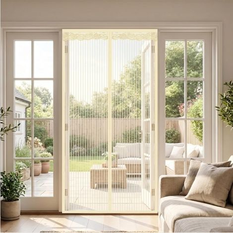 Rideau Moustiquaire Magnétique pour Balcon (1/5)