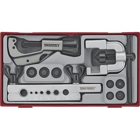 Jeu de tubes/flaring TT1 tray 10 pièces Teng Tools TTTF10