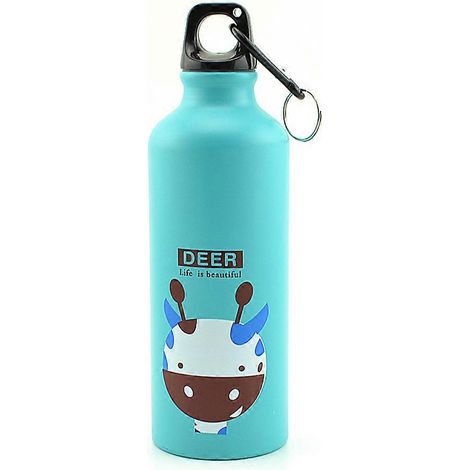 HONORNIC - Bouteille isotherme de 500 ml en acier inoxydable à double paroi, conservant les eaux chaudes et froides. Isolation sous vide. Idéale pour le sport. Alliage d'aluminium.
