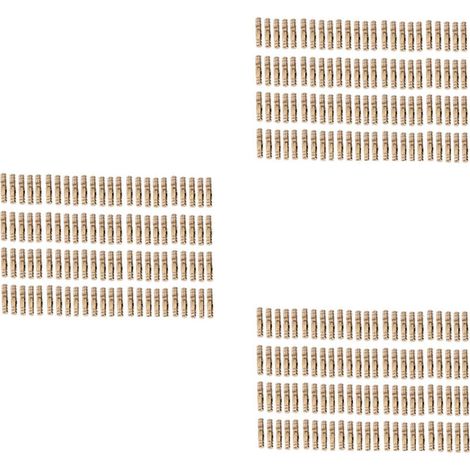 300 charnières à barillet en laiton dissimulées, compatibles avec les bijoux, les boîtes en bois, les armoires et autres meubles, mesurant 4x20 mm. (1/5)