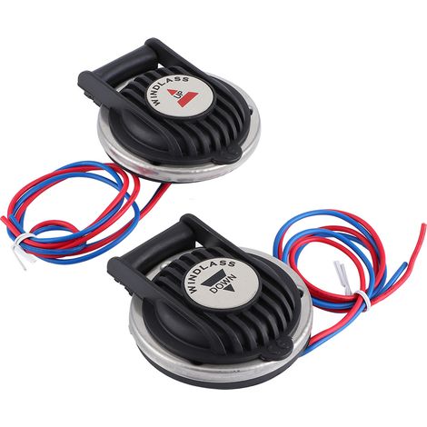 Paire de guindeaux marins à commande au pied, treuil de pont compact pour bateau, montée/descente en acier inoxydable (1/5)